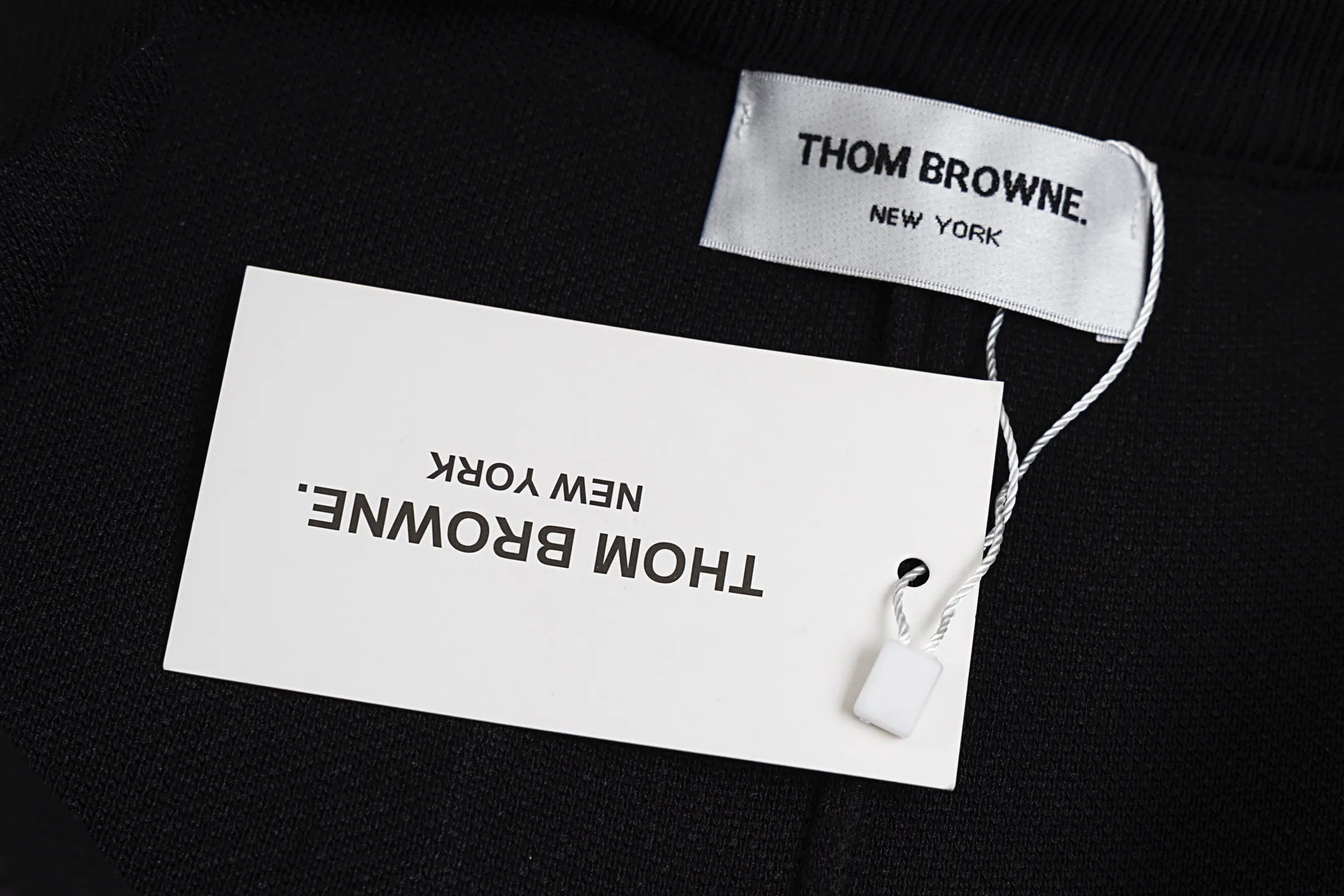 Thom Browne ➡️ ， Retro Same Style Versatile : Black Size：M-2XL